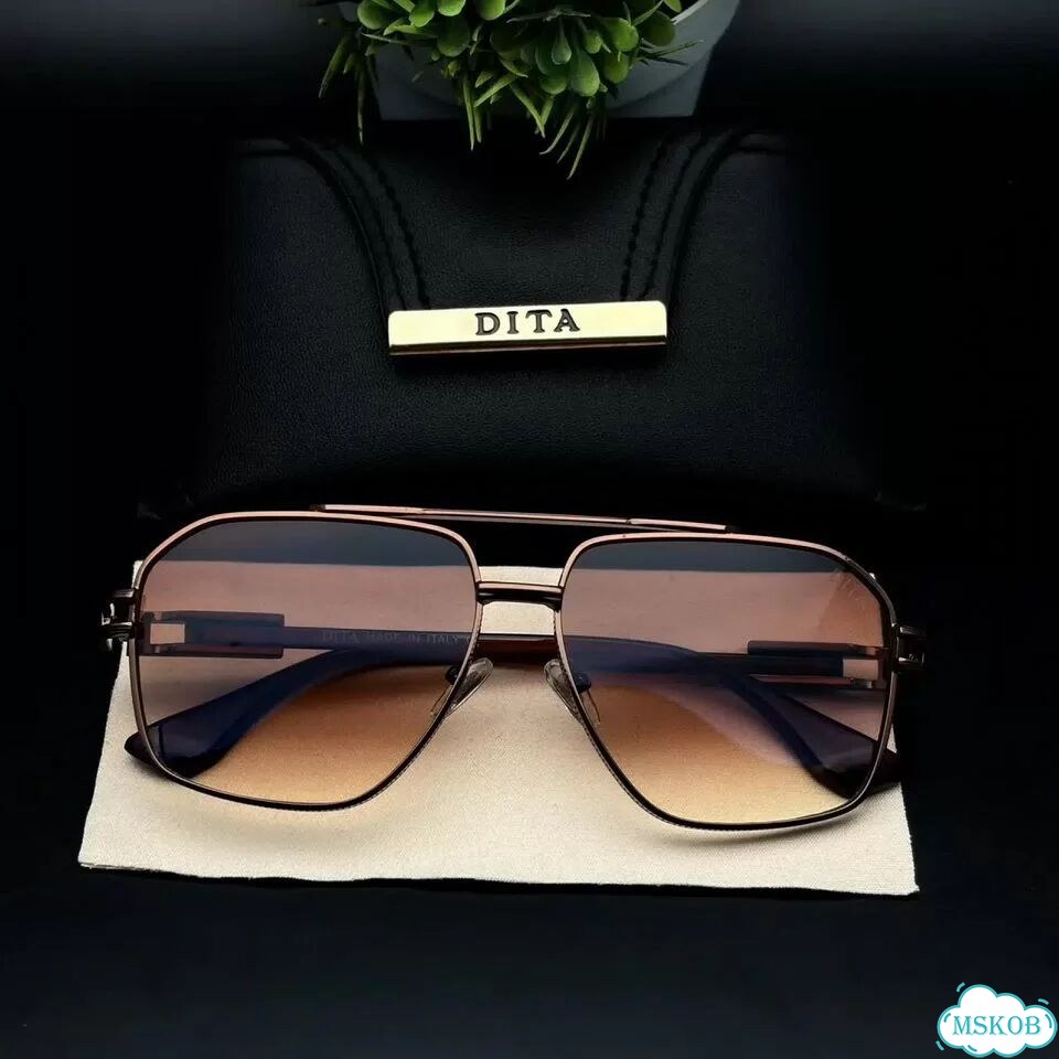 Очки dita-коричневые градиентные фото 2