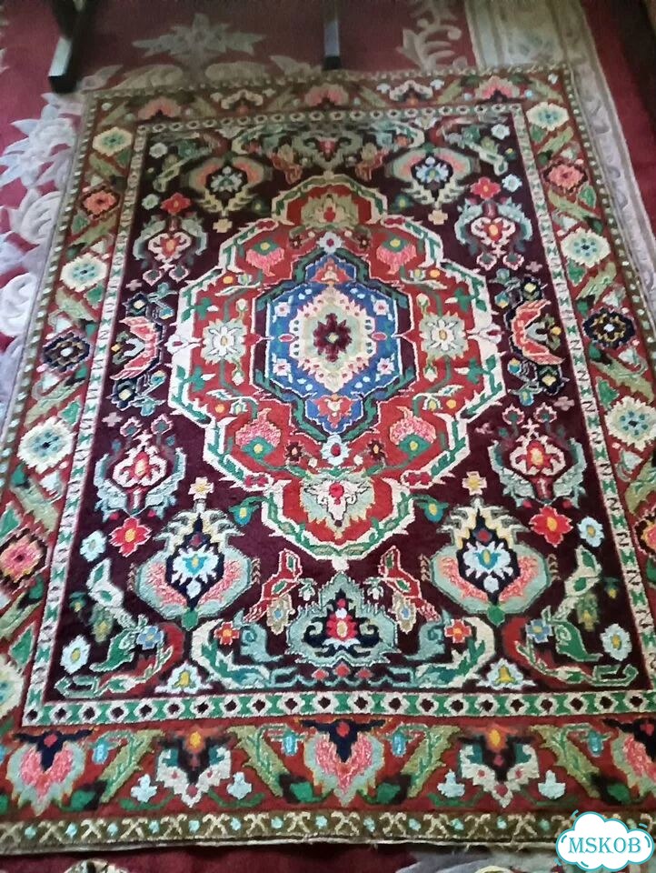 Антикварный ковер ручной работы фото 1