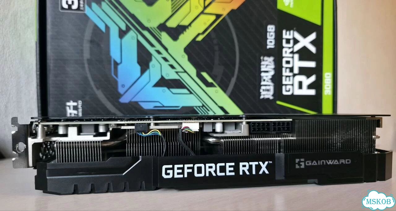 Nvidia RTX 3080 Gainward Chasing Wind фото 2