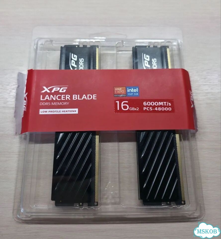 32 GB DDR5 6000 MHz cl30 Adata XPG Lancer Blade фото 1