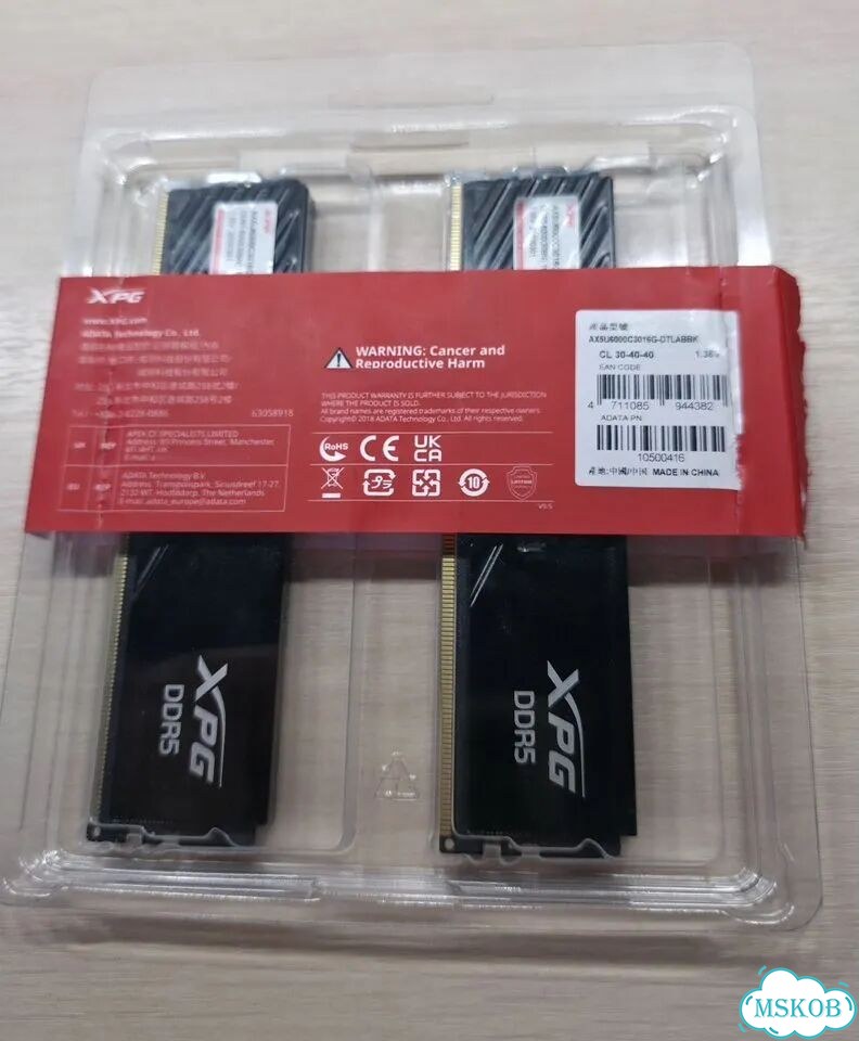 32 GB DDR5 6000 MHz cl30 Adata XPG Lancer Blade фото 6