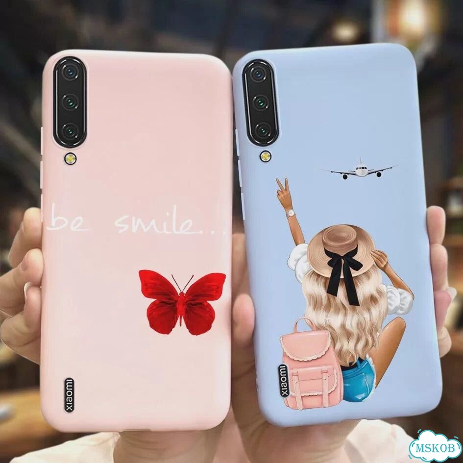 Чехол для Xiaomi Mi A3, цветочный силиконовый мягкий тпу матовый чехол для телефона Xiomi Xiaomi A3 фото 4