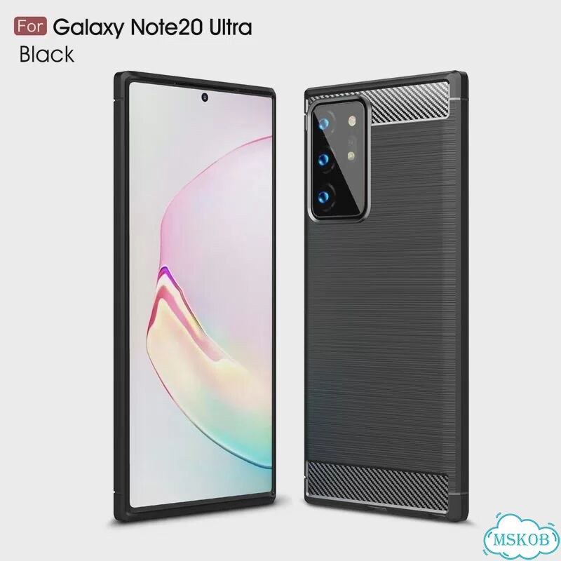 Для Samsung Galaxy Note 20 Ультра ударопрочный тпу мягкий чехол Samsung Черный, Black, For Note 20 фото 1