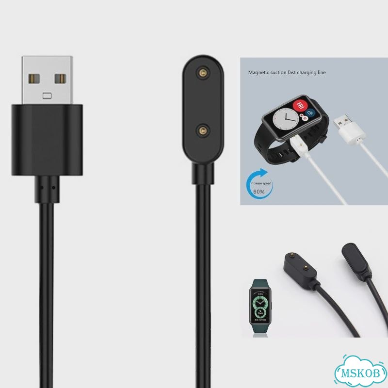 Портативный USB-кабель для зарядки, 1 м, для Huawei Band 7 6/Watch Fit/Honor Band 6/Watch ES/детские фото 3