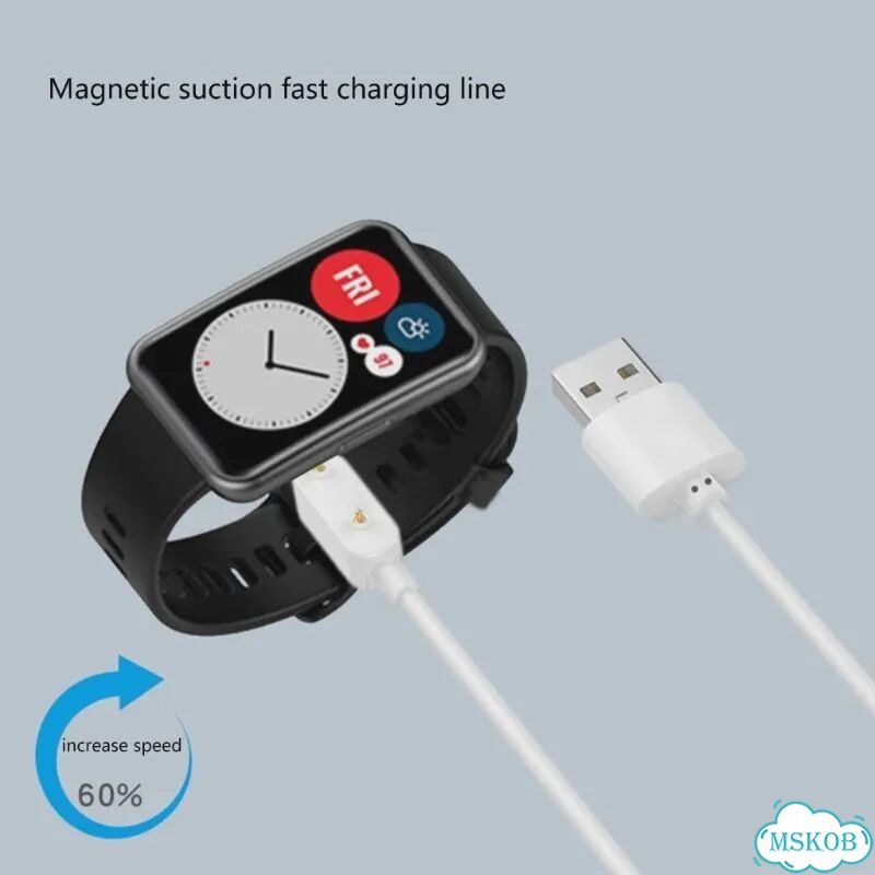 Портативный USB-кабель для зарядки, 1 м, для Huawei Band 7 6/Watch Fit/Honor Band 6/Watch ES/детские фото 4