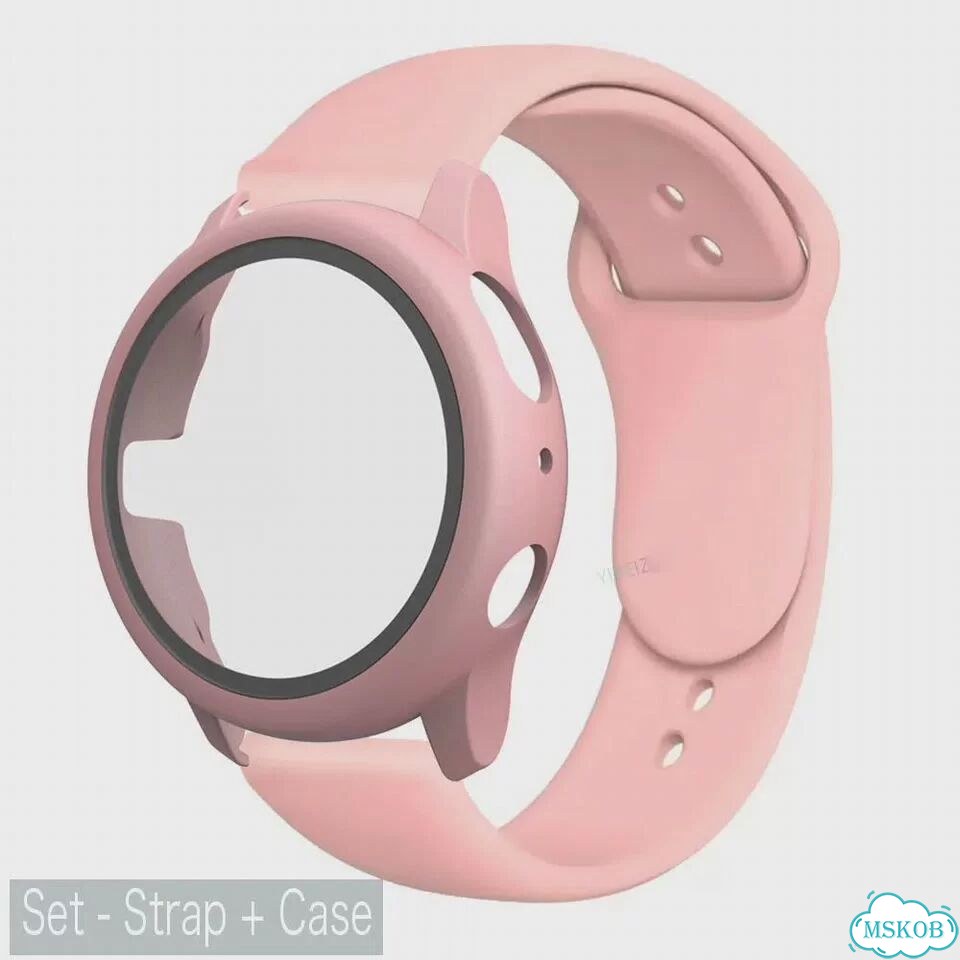 Черный чехол и ремешок для Samsung Galaxy Active 2 44 мм фото 3