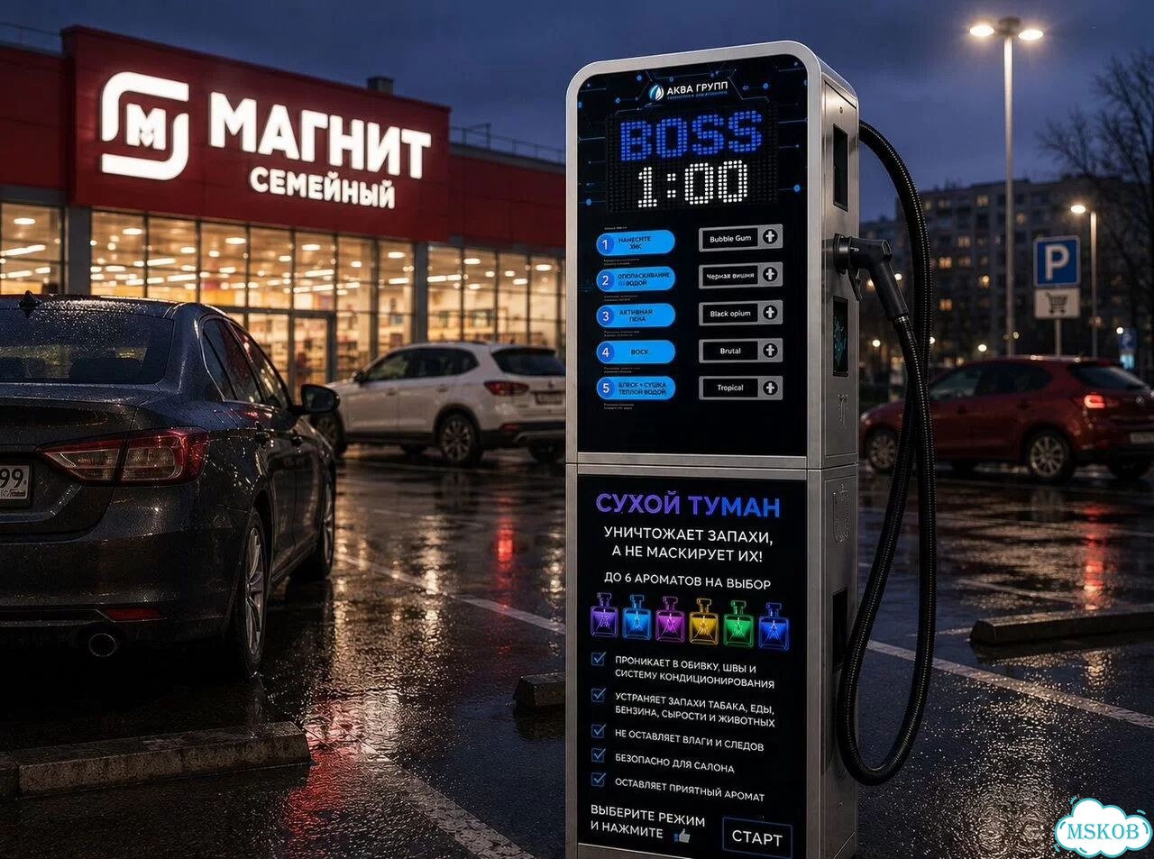 Аппарат сухого тумана 4 ароматов MAX-11 фото 3