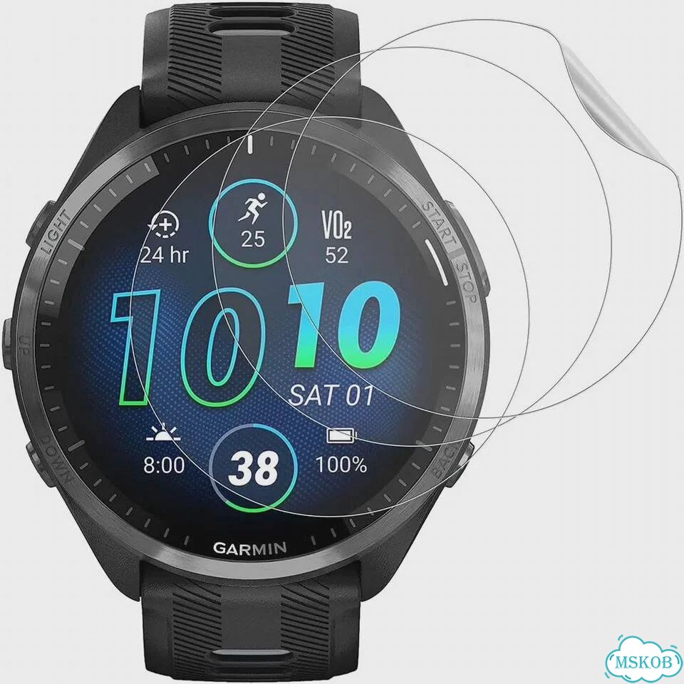 Гидрогелевая пленка для Garmin Forerunner 265, 265S, 965 (3 шт.) фото 1