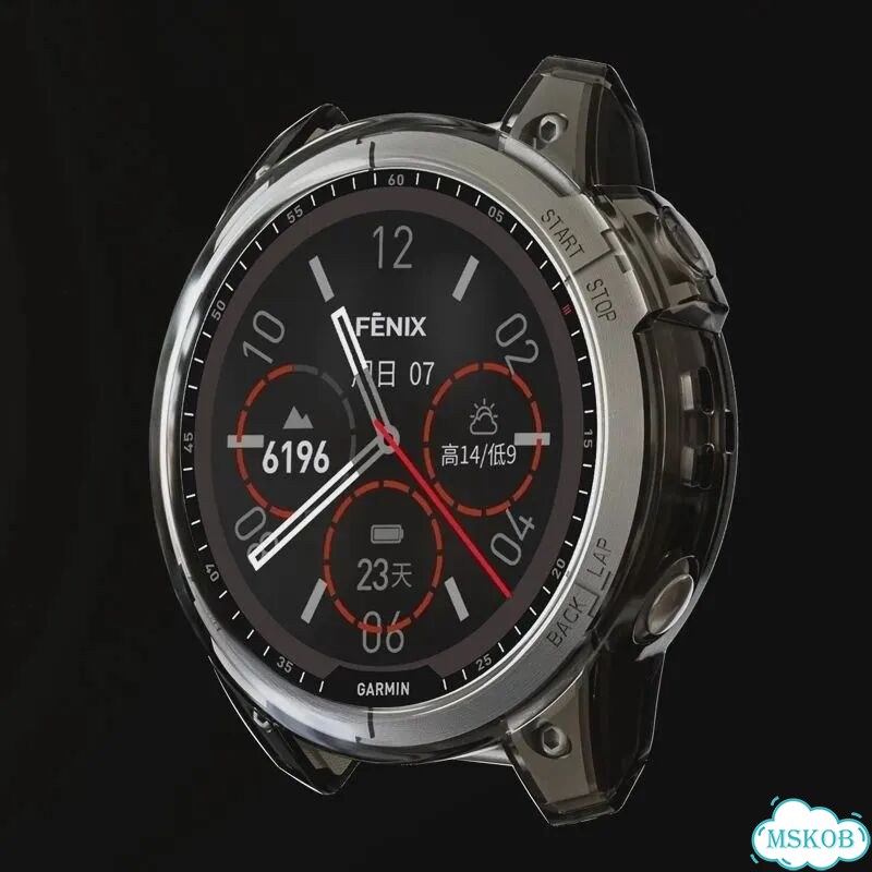 Чехол для Garmin Fenix 5/6/7 Transparent, для Fenix 7X фото 4