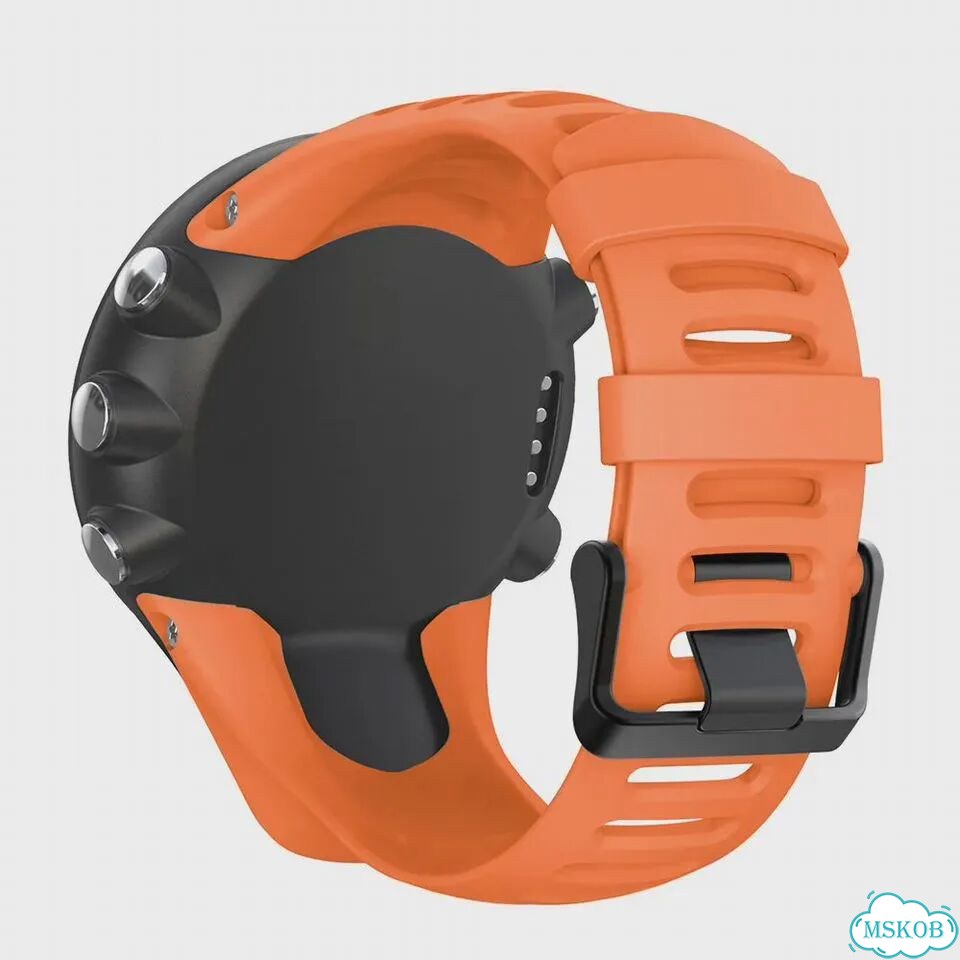 Спортивные часы Suunto с оранжевым ремешком фото 1