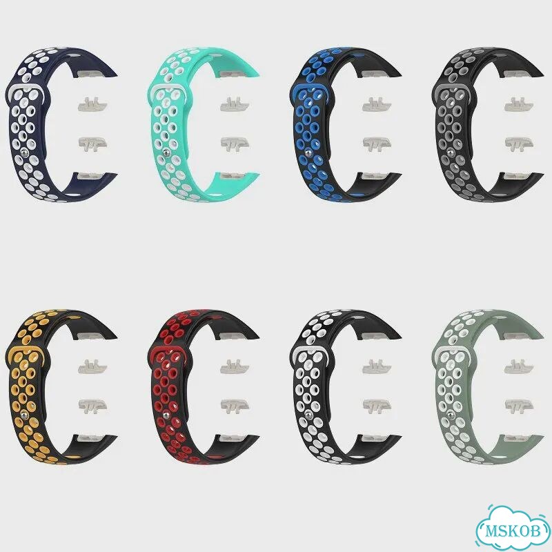 Силиконовый ремешок для Huawei Band 6/6 Pro/Honor Band 6/7 hzzbs Серый, Black Grey фото 2