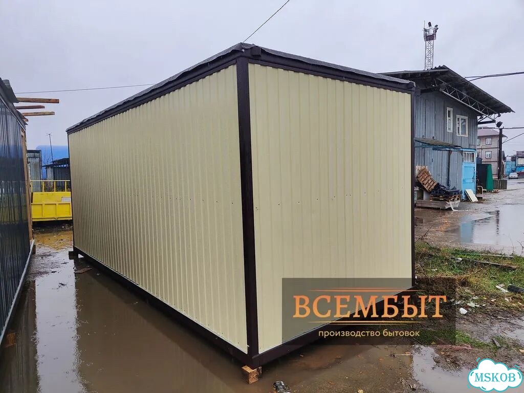 Доставка бытовки на участок уже готова фото 1