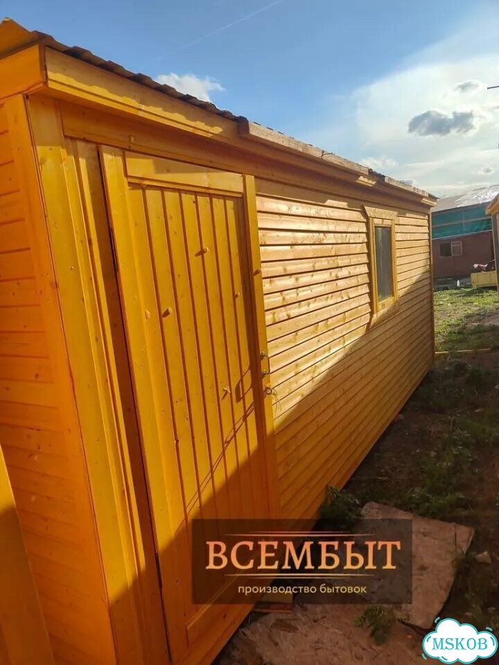 Доставка бытовки на участок уже готова фото 11