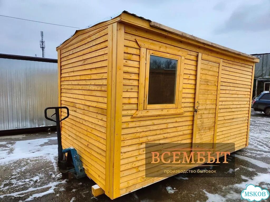 Доставка бытовки на участок уже готова фото 5