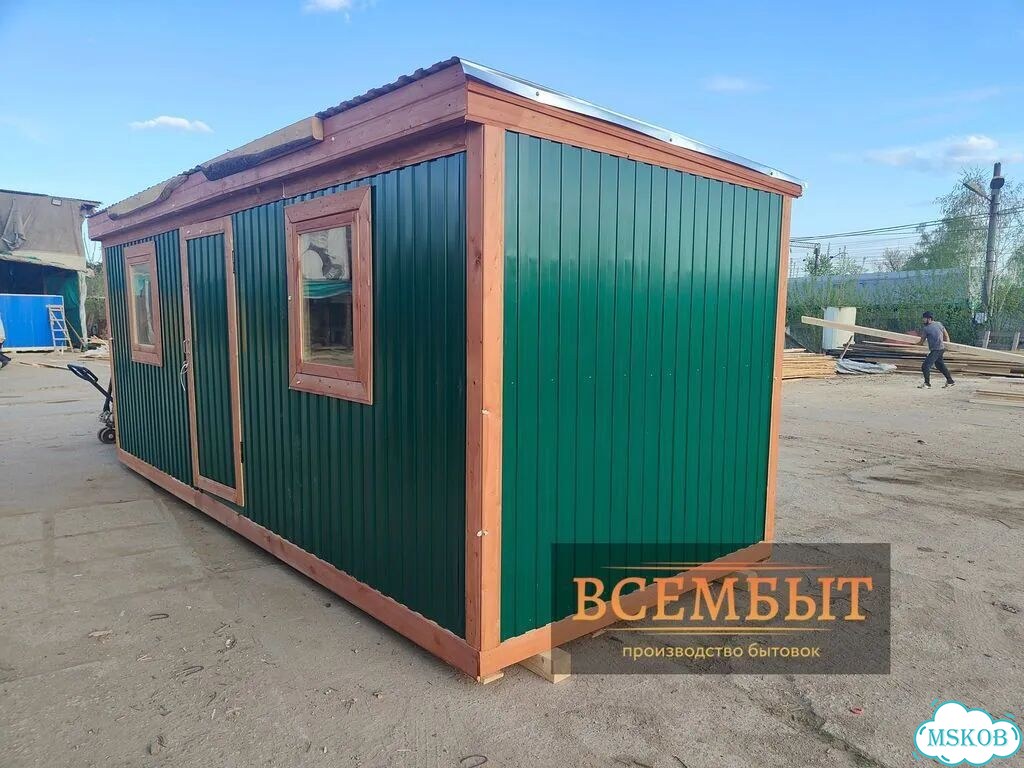 Доставка бытовки на участок уже готова фото 8