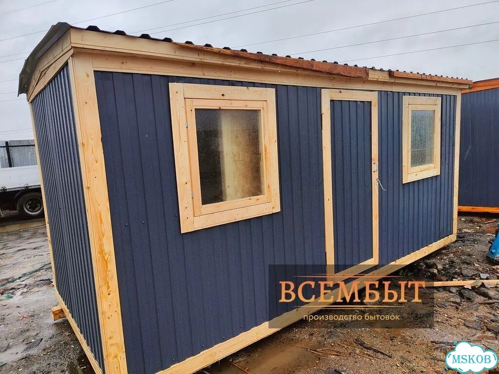 Доставка бытовки на участок уже готова фото 9