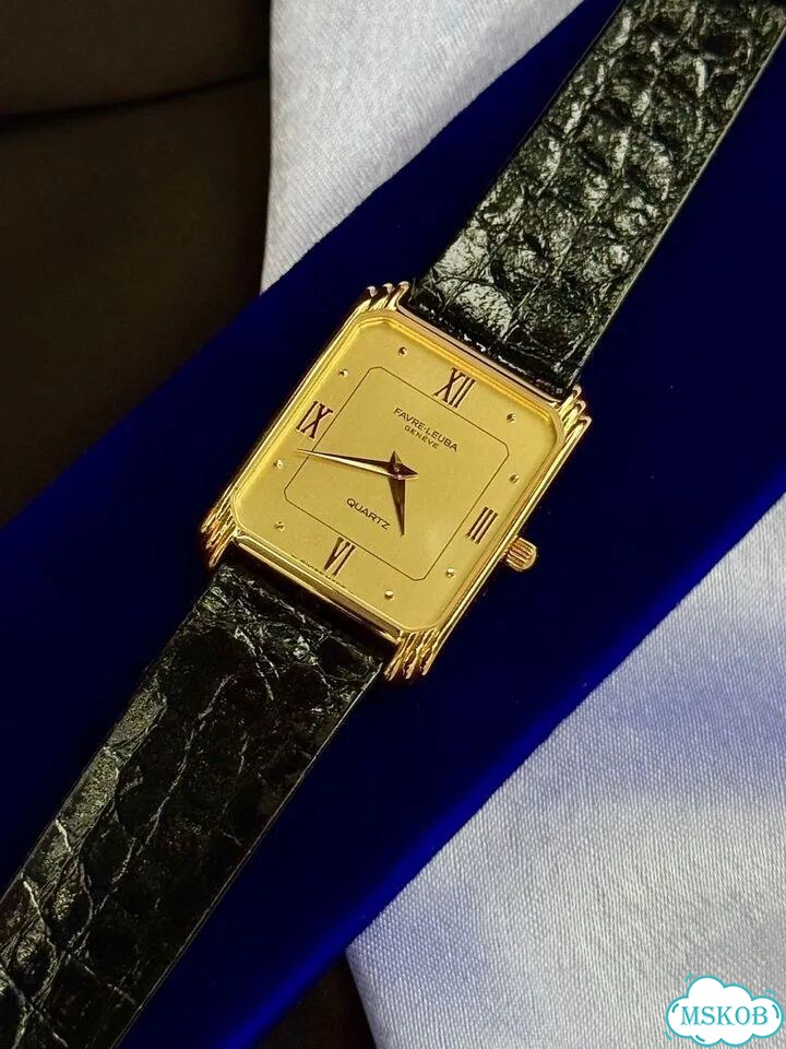 Винтажные часы Favre-Leuba 1980-е новые фото 1
