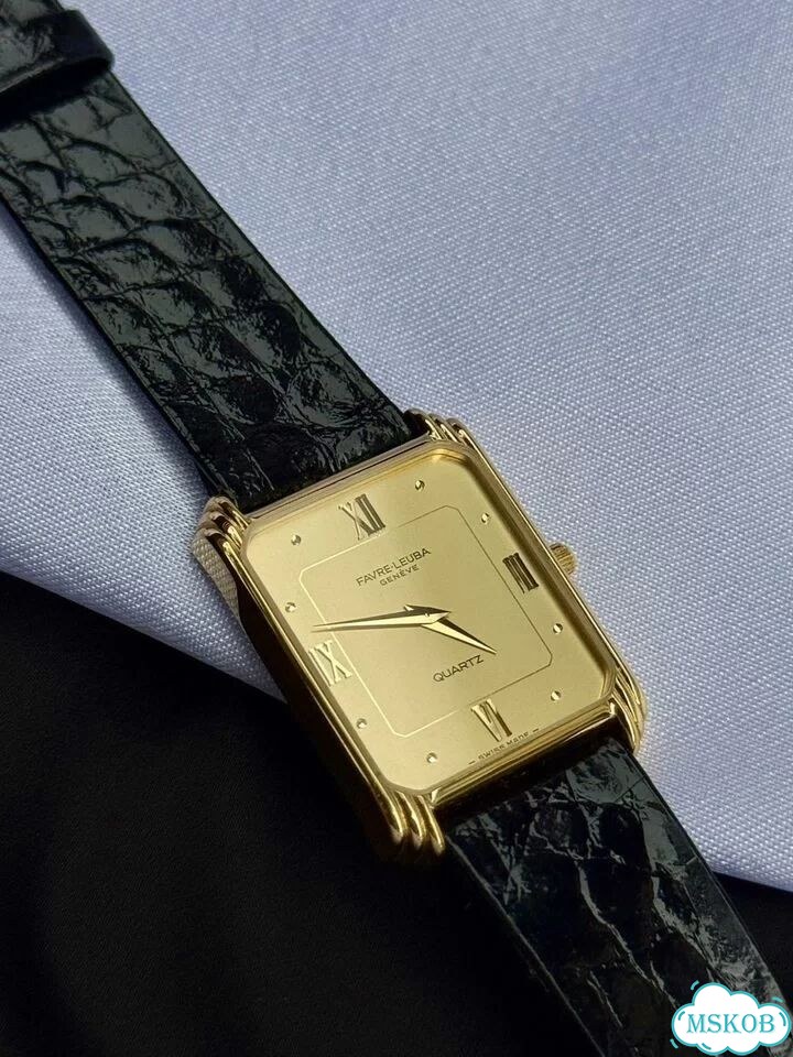Винтажные часы Favre-Leuba 1980-е новые фото 5