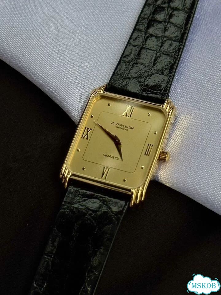 Винтажные часы Favre-Leuba 1980-е новые фото 7