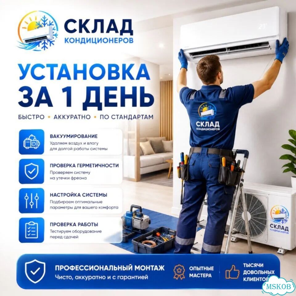 Современный кондиционер с Wi-Fi с гарантией фото 4