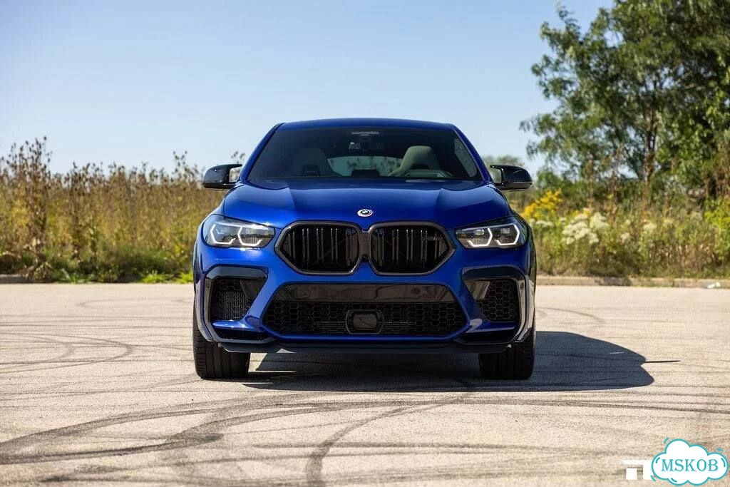 Решетка радиатора BMW X6 G06 X6M F96 мокрый карбон фото 1