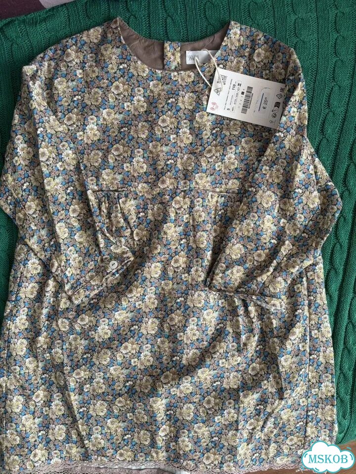 Новое платье zara timelesz на 5 лет 110 фото 2