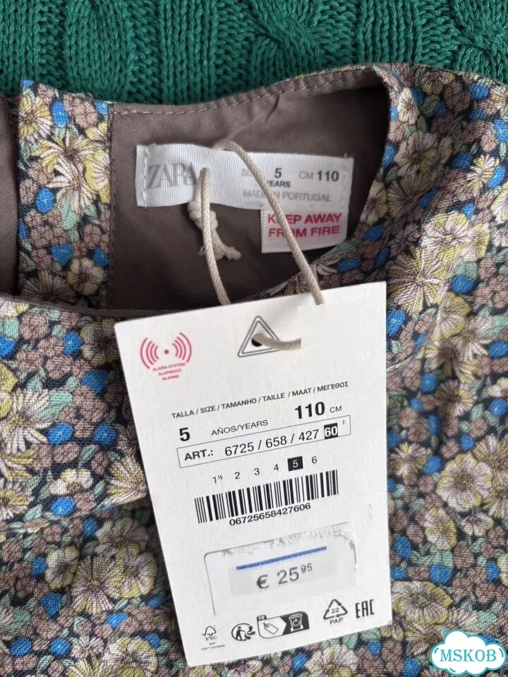 Новое платье zara timelesz на 5 лет 110 фото 3