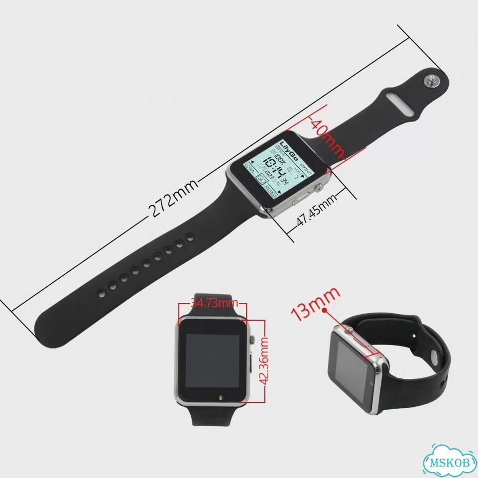 Lilygo T-Watch-S3 умные часы GunColor, SX1262 433MHz фото 6