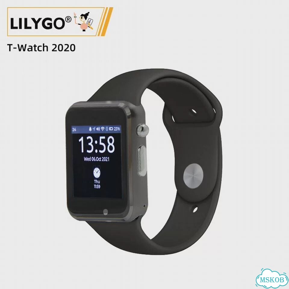 LilyGo T-Watch 2020 V3 Mic Version Gun Color умные часы фото 2