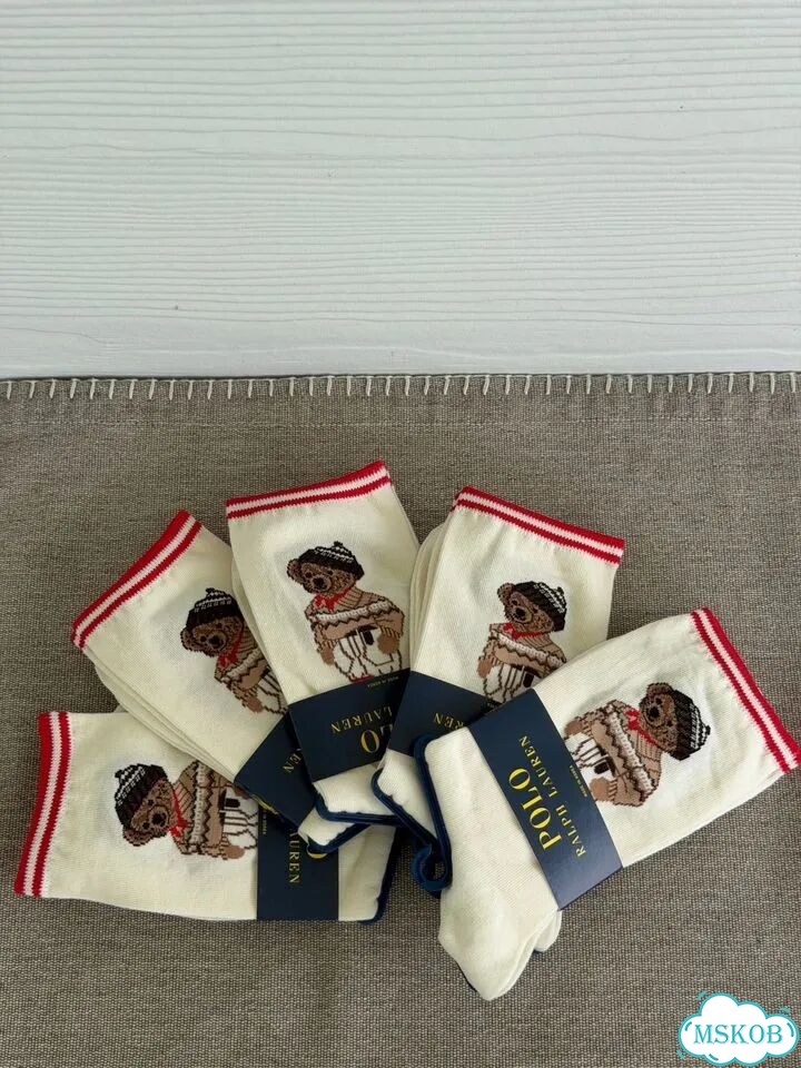 Носки Polo Ralph Lauren Bear оригинал с медведем фото 2