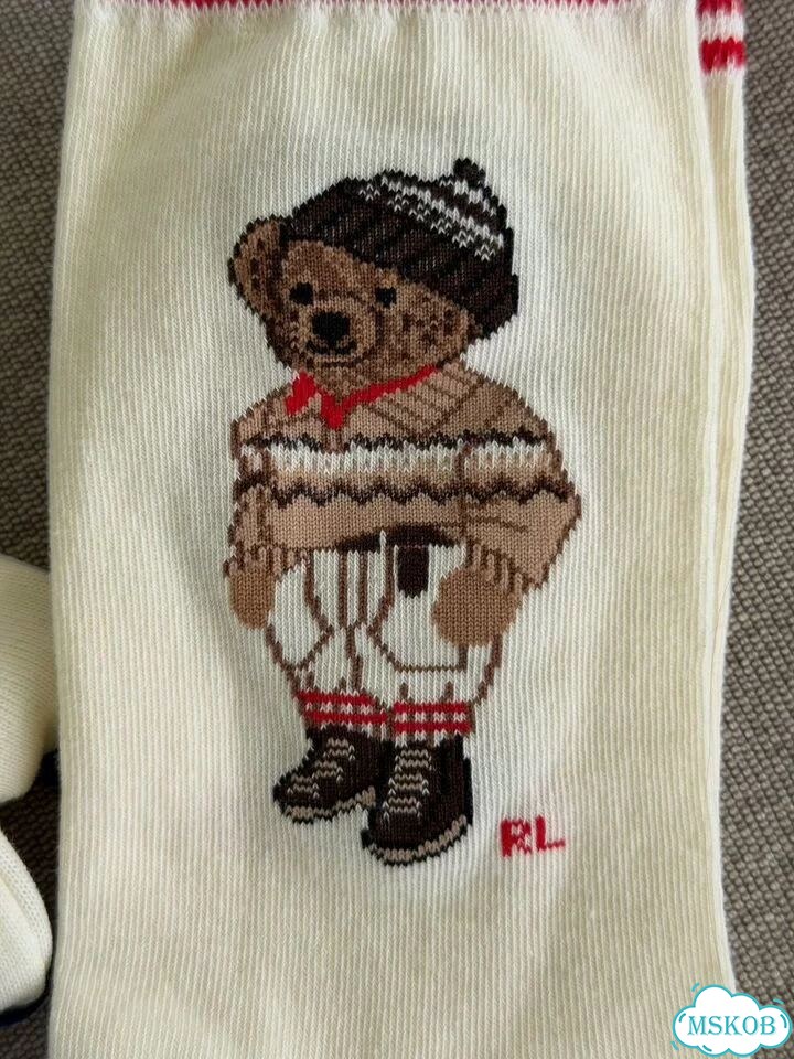 Носки Polo Ralph Lauren Bear оригинал с медведем фото 5