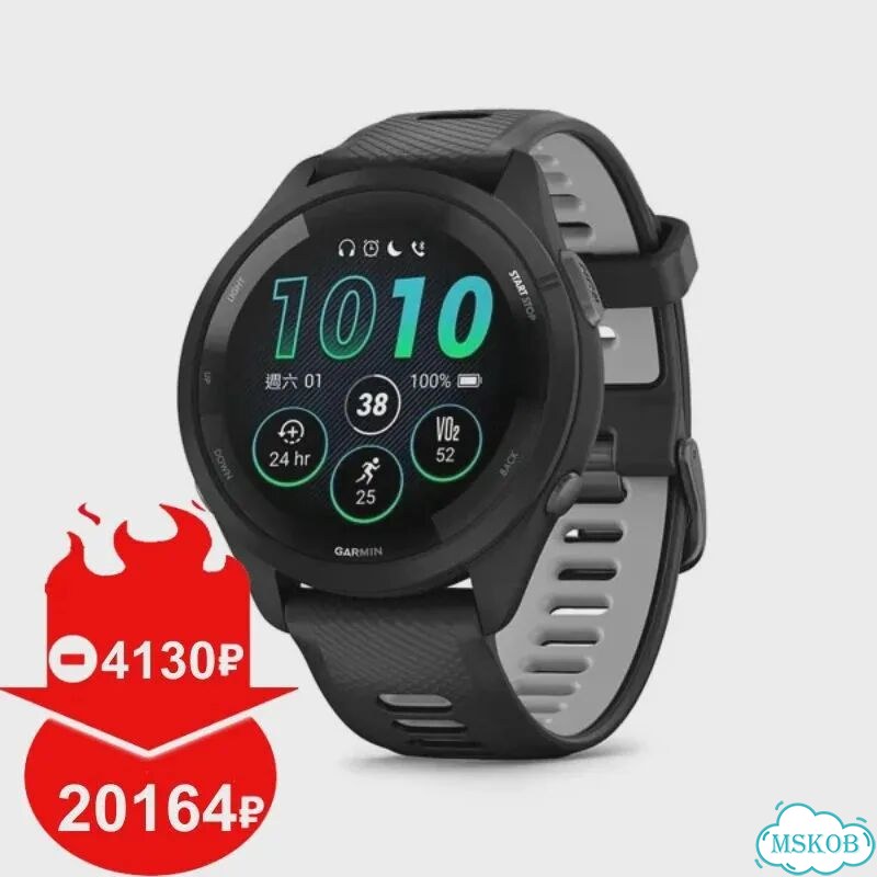 Garmin Forerunner 265, черный фото 1