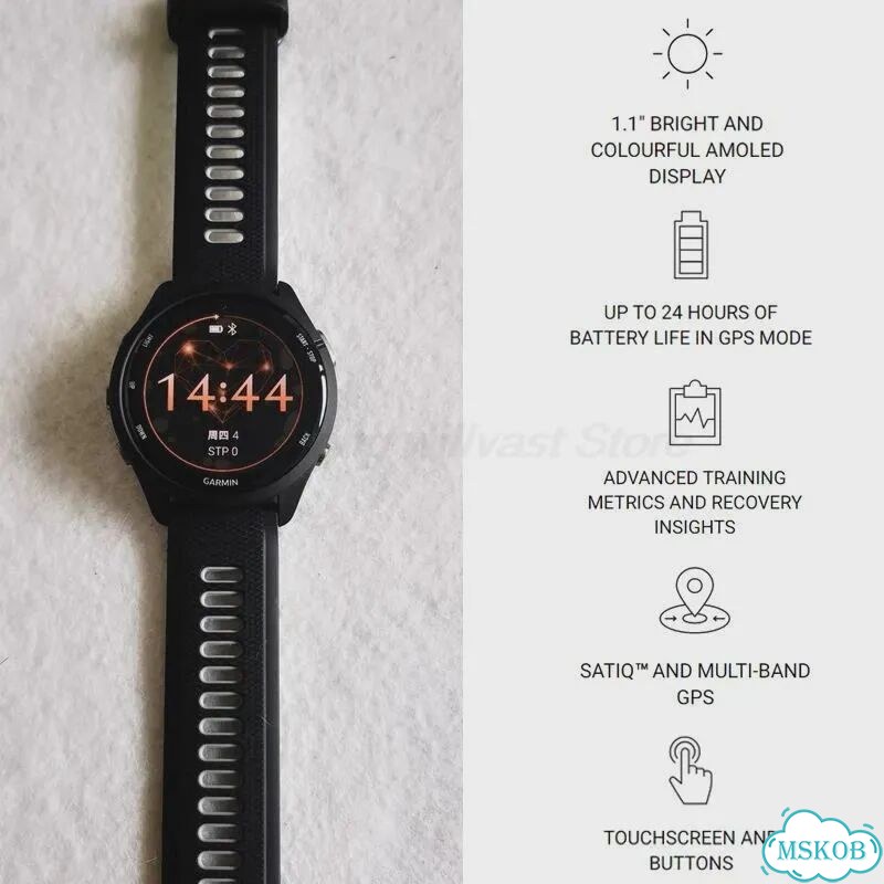 Garmin Forerunner 265, черный фото 3