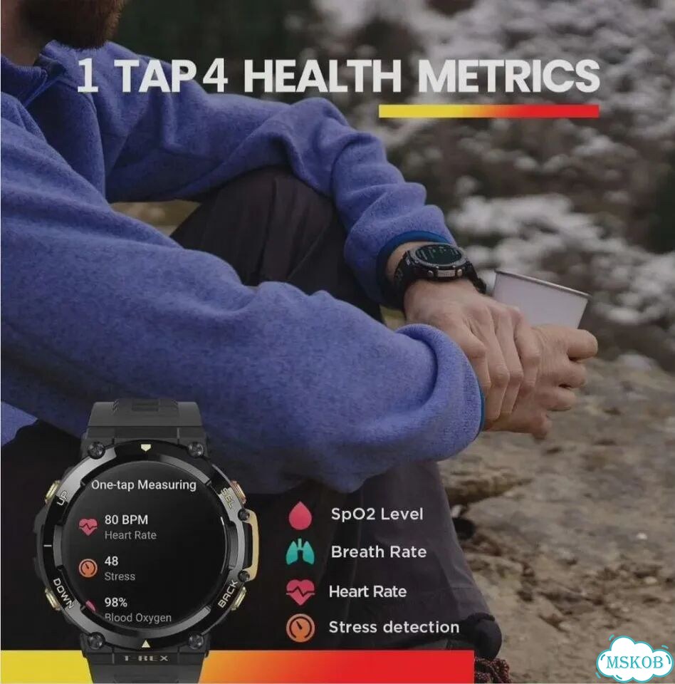 Amazfit T-Rex 2 Ember Black 99New умные часы фото 3