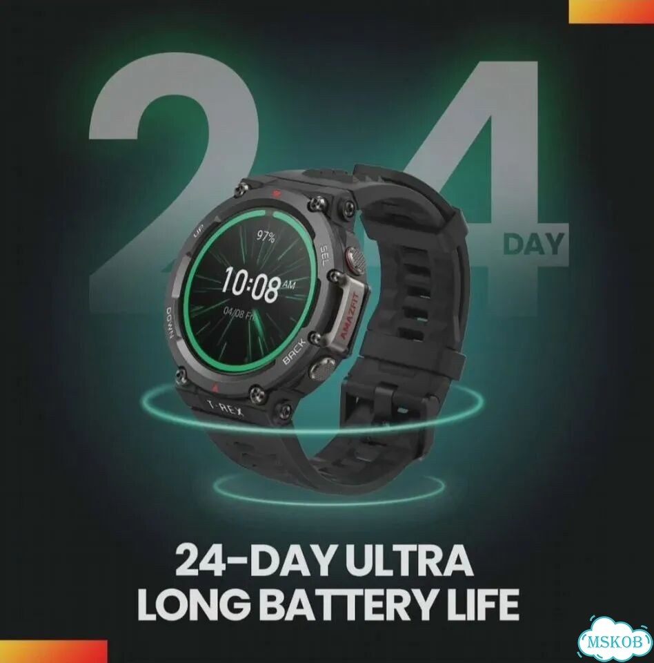 Amazfit T-Rex 2 Ember Black 99New умные часы фото 4