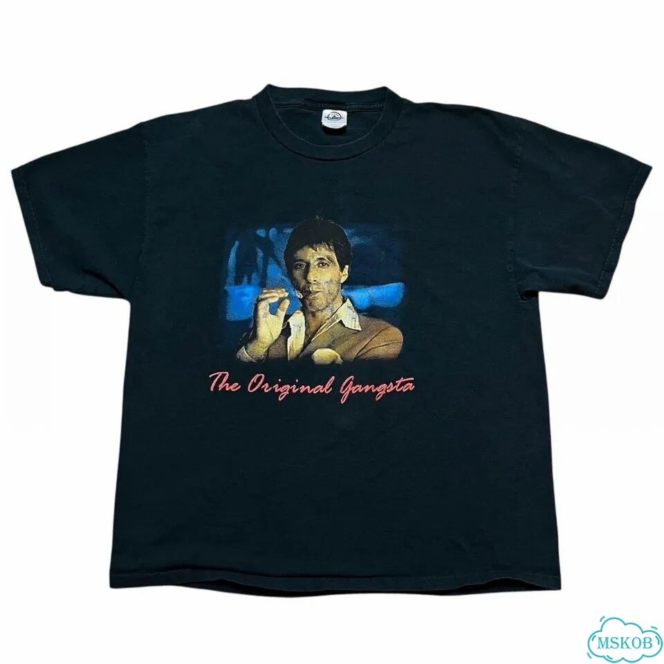 Vintage Scarface Tony Montana Portrait Tee фото 1