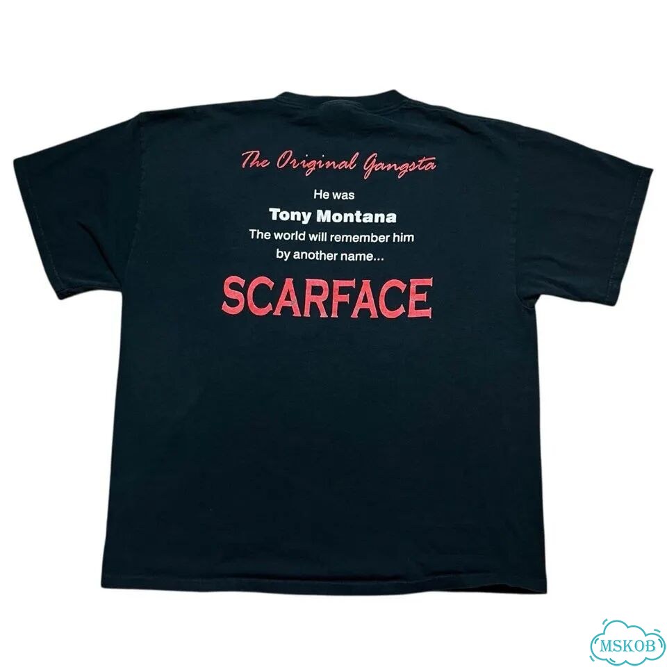 Vintage Scarface Tony Montana Portrait Tee фото 2