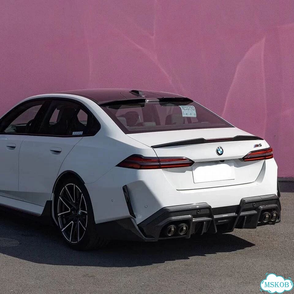 Спойлер BMW G60 M5 G90 сухой карбон стиль SQ фото 2