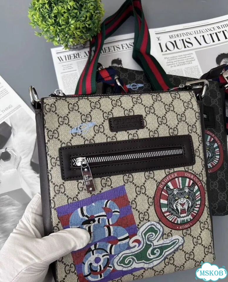 Сумка gucci мужская tiger фото 3