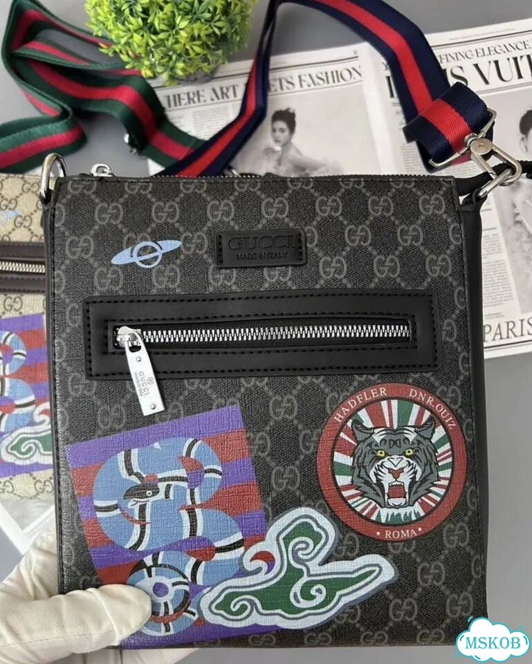 Сумка gucci мужская tiger фото 5
