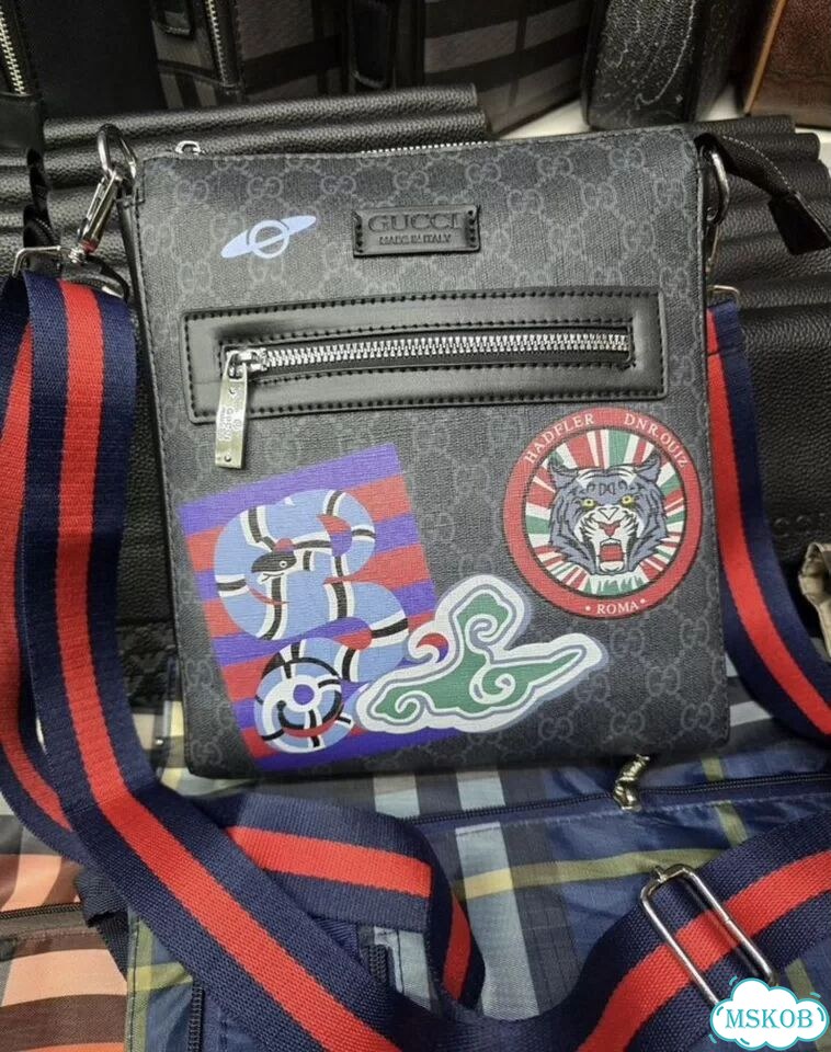 Сумка через плечо gucci gg tiger фото 4