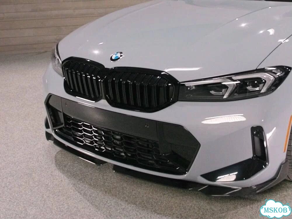 Сплиттер BMW G20 G21 мокрый карбон рестайлинг фото 1
