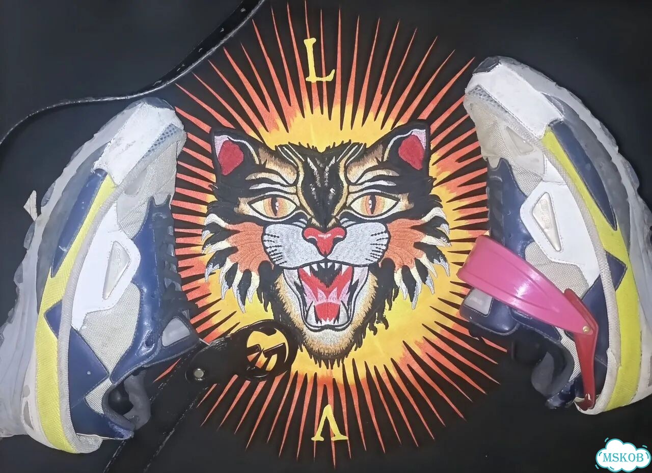 Кофта Gucci angry cat оригинал фото 4