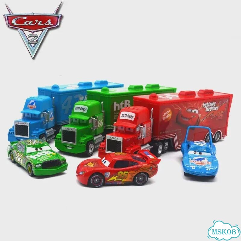 Tomica 1:55 металлические модели автомобилей Pixar Cars 2 Зеленый, 5 фото 3