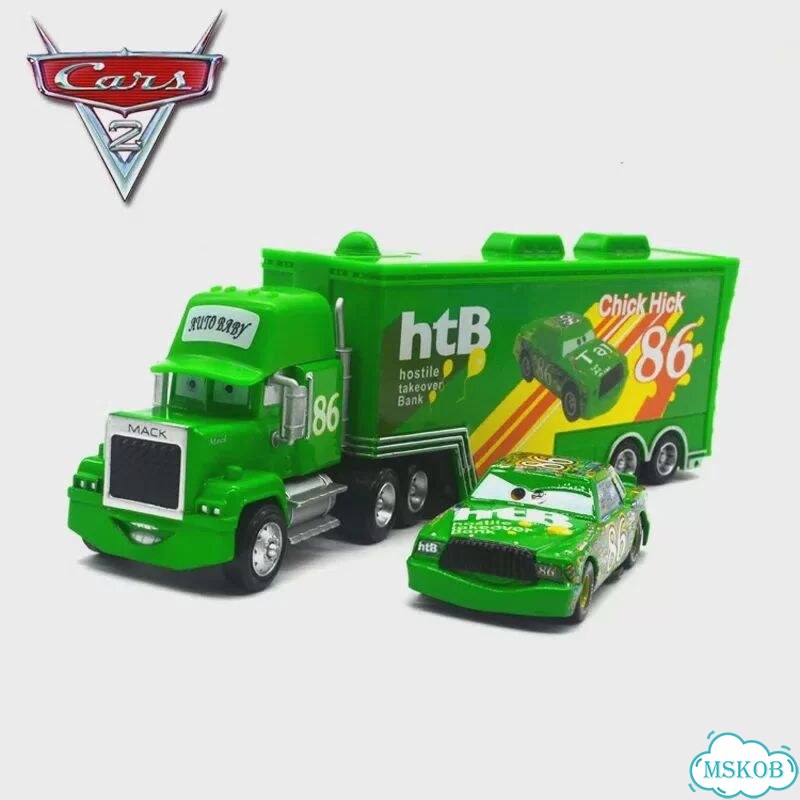 Tomica 1:55 металлические модели автомобилей Pixar Cars 2 Зеленый, 5 фото 4