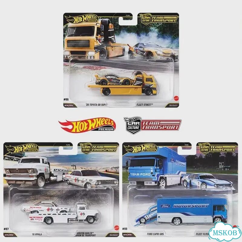 Hot Wheels Fleet Street, Toyota GR Supra, желтый фото 2