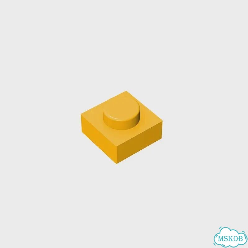 Gobricks пластиковые блоки 1x1 3024 30008 фото 1