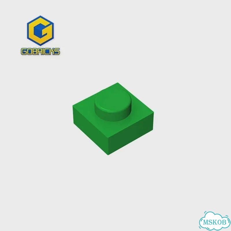 Gobricks пластиковые блоки 1x1 3024 30008 фото 2