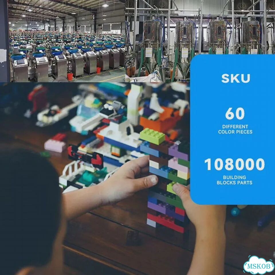 Gobricks пластиковые блоки 1x1 3024 30008 фото 5