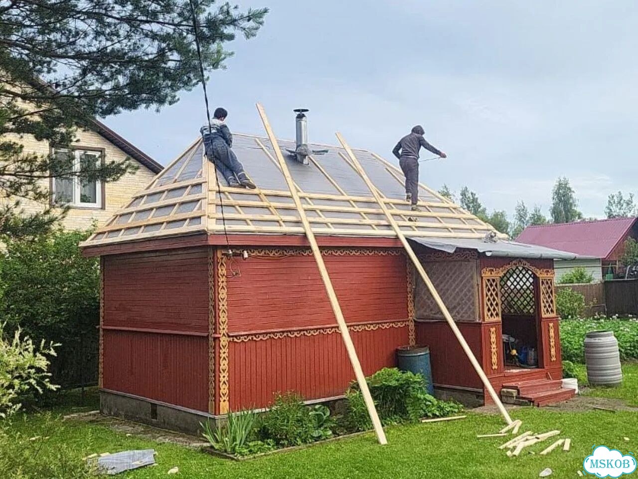 Крыша. Кровельные работы. Бригада кровельщиков фото 5